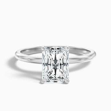 Arletta Radiant Cut Hidden Halo Lab Grown Diamond Ring